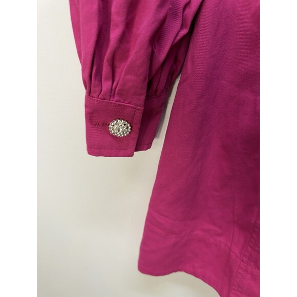 Fashion Nova Women’s Mini Dress Clocked Hot Pink 100% Cotton Sz S New - Picture 10 of 16